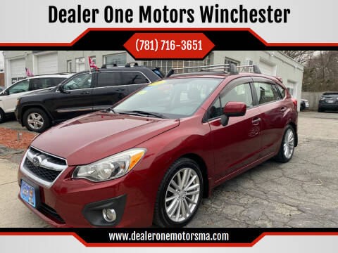 2013 Subaru Impreza for sale at Dealer One Motors Winchester in Winchester MA
