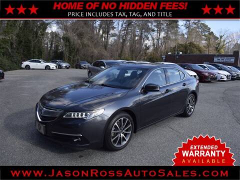 2016 Acura TLX for sale at Jason Ross Auto Sales in Burlington NC