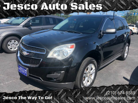 2012 Chevrolet Equinox for sale at Jesco Auto Sales in San Antonio TX