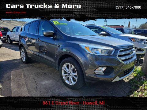 2017 Ford Escape for sale at Cars Trucks & More in Howell MI