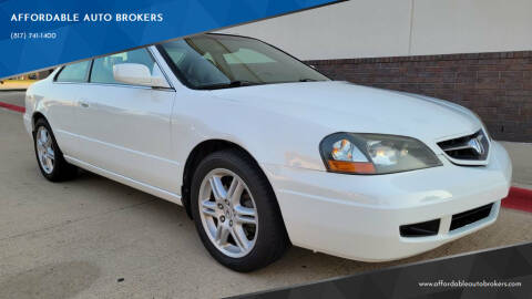 2003 Acura CL for sale at AFFORDABLE AUTO BROKERS in Keller TX
