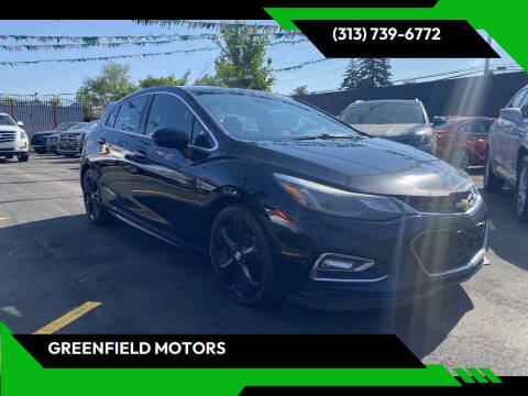 2017 Chevrolet Cruze Premier Auto