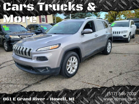 2016 Jeep Cherokee for sale at Cars Trucks & More in Howell MI