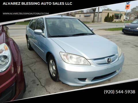 2005 Honda Civic for sale at ALVAREZ BLESSING AUTO SALES LLC in Green Bay WI