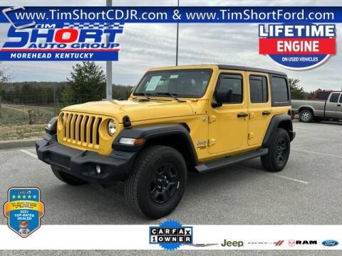 2021 Jeep Wrangler Unlimited for sale at Tim Short Chrysler Dodge Jeep RAM Ford of Morehead in Morehead KY