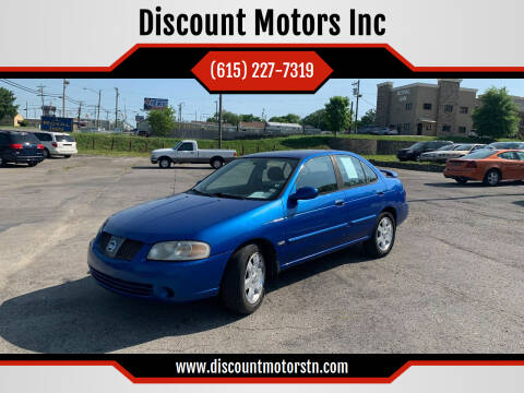 2006 Nissan Sentra for sale at Discount Motors Inc in Nashville TN