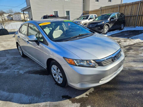 2012 Honda Civic for sale at Fortier's Auto Sales & Svc in Fall River MA