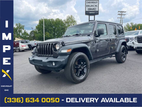 2021 Jeep Wrangler Unlimited for sale at Impex Chevrolet GMC in Reidsville NC