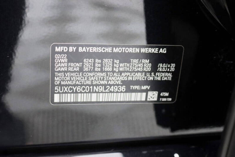 2022 BMW X6 xDrive40i