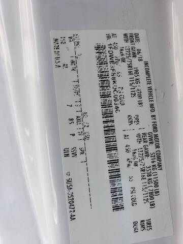 2019 Ford E-Series E-350 SD