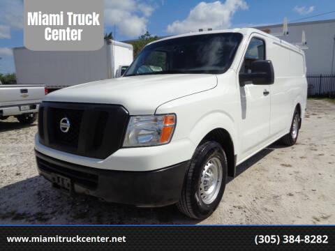 2017 Nissan NV for sale at Miami Truck Center in Hialeah FL