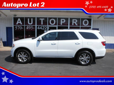 2015 Dodge Durango for sale at Autopro Lot 2 in Sunbury PA