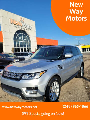 2017 Land Rover Range Rover Sport for sale at New Way Motors in Ferndale MI