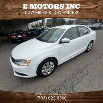 2014 Volkswagen Jetta for sale at E Motors INC in Vienna VA