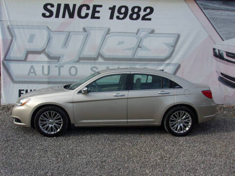 2013 Chrysler 200 for sale at Pyles Auto Sales in Kittanning PA