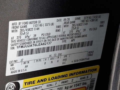 2020 Ford Expedition Limited