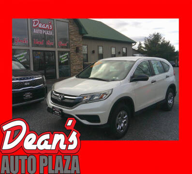 2015 Honda CR-V for sale at Dean's Auto Plaza in York PA