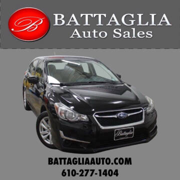 2016 Subaru Impreza for sale at Battaglia Auto Sales in Plymouth Meeting PA