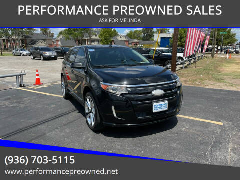 2012 Ford Edge for sale at PERFORMANCE PREOWNED SALES in Conroe TX