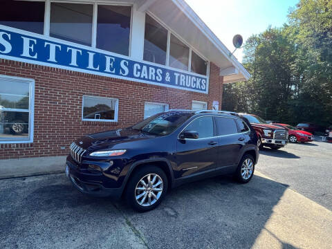 2016 Jeep Cherokee for sale at SETTLE'S CARS & TRUCKS in Flint Hill VA