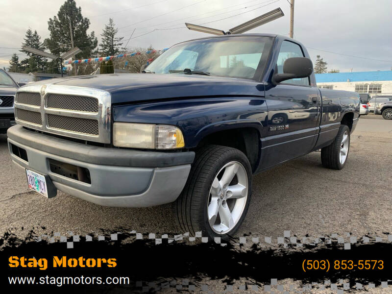 2001 Dodge Ram 1500 for sale at Stag Motors in Portland OR