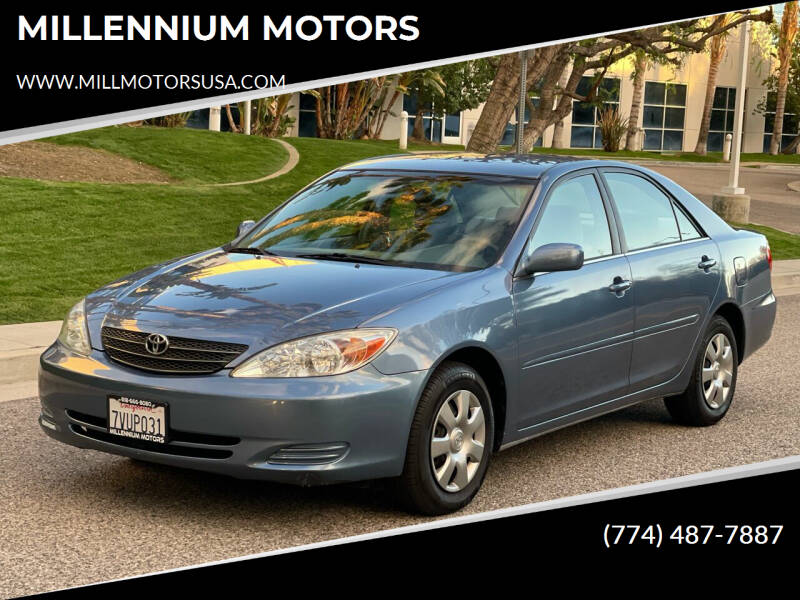 2003 Toyota Camry for sale at MILLENNIUM MOTORS in Van Nuys CA