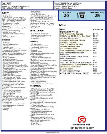 2017 Audi Q7 2.0T quattro Premium Plus