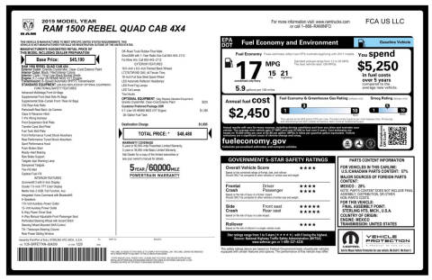 2019 RAM 1500 Rebel