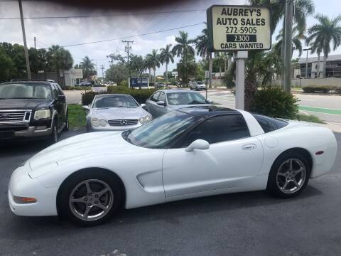 2004 Chevrolet Corvette for sale at Aubrey's Auto Sales in Delray Beach FL