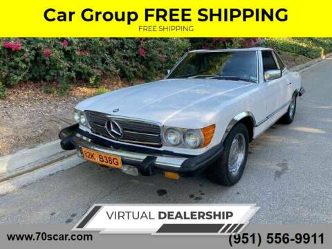 1980 Mercedes-Benz 450 SL for sale at Car Group       FREE SHIPPING in Riverside CA