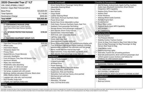 2020 Chevrolet Trax LT