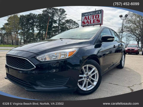 2016 Ford Focus for sale at Carafello's Auto Sales in Norfolk VA