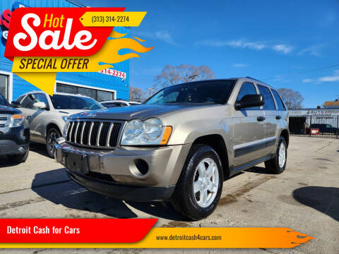 2005 Jeep Grand Cherokee for sale at Detroit Cash for Cars in Warren MI