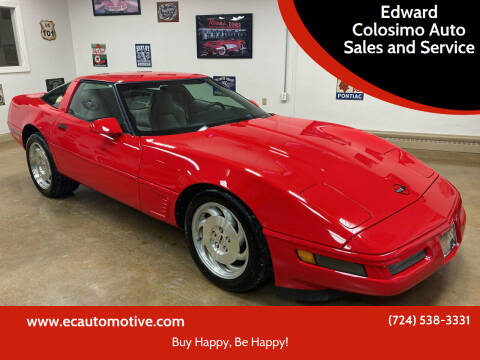 1996 Chevrolet Corvette for sale at Edward Colosimo Auto Sales and Service in Evans City PA