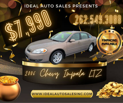 2006 Chevrolet Impala for sale at Ideal Auto Sales, Inc. in Waukesha WI