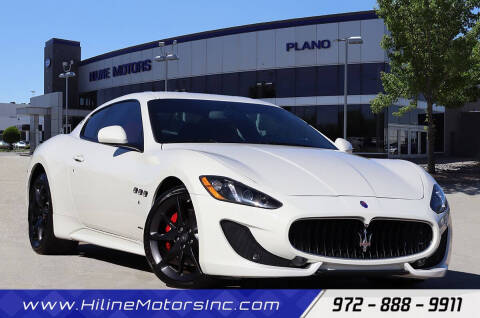 2013 Maserati GranTurismo for sale at HILINE MOTORS in Plano TX