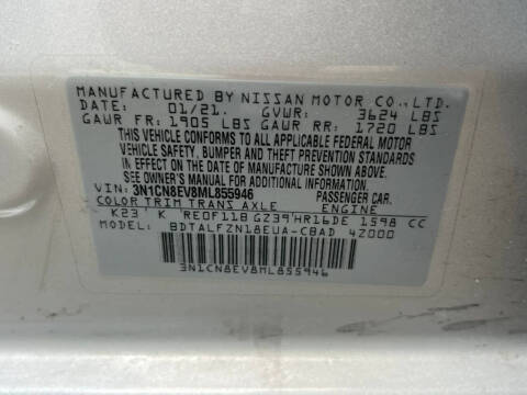 2021 Nissan Versa SV