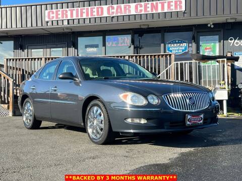 2008 Buick LaCrosse for sale at CERTIFIED CAR CENTER in Fairfax VA