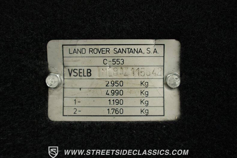 1989 Land Rover Santana