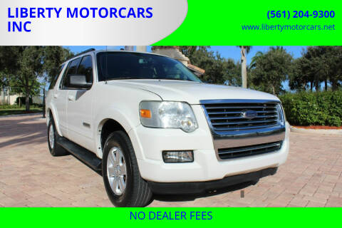 2008 Ford Explorer for sale at LIBERTY MOTORCARS INC in Royal Palm Beach FL