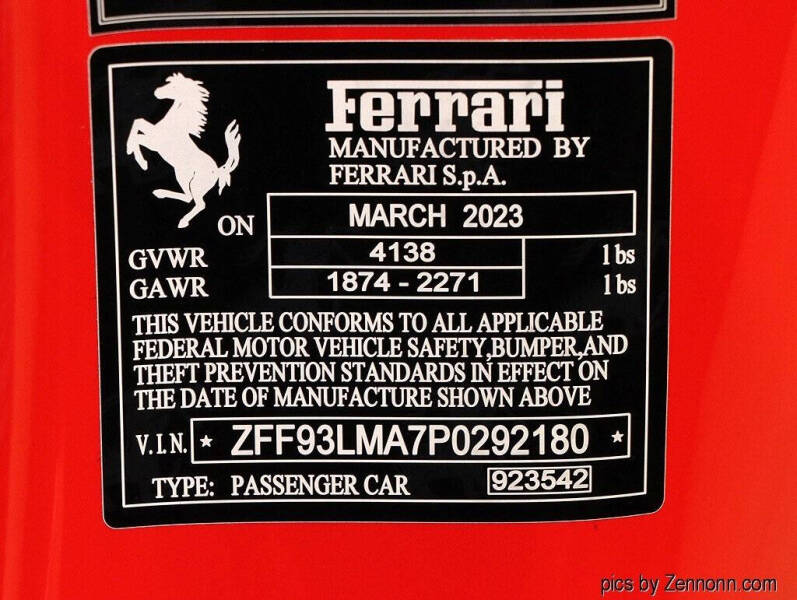 2023 Ferrari F8 Spider