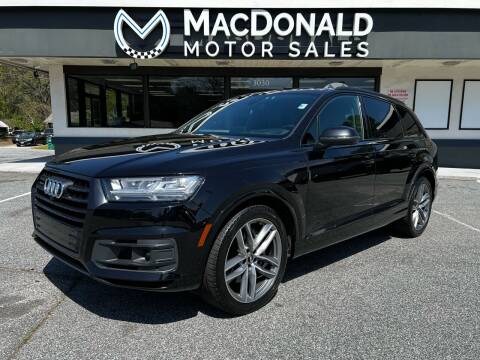 2018 Audi Q7 for sale at MacDonald Motor Sales in High Point NC