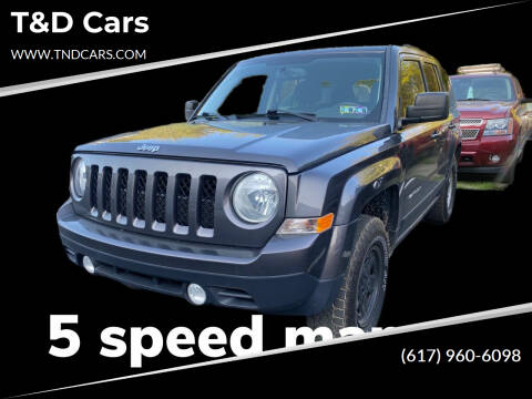 2017 Jeep Patriot for sale at T&D Cars in Holbrook MA