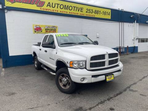 2004 Dodge Ram 2500 for sale at QUALITY AUTO RESALE in Puyallup WA