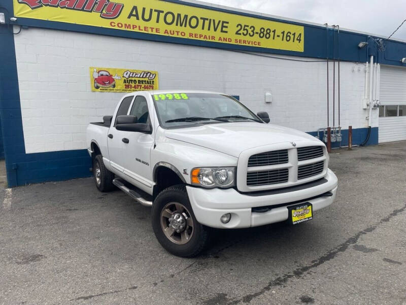 2004 Dodge Ram 2500 for sale at QUALITY AUTO RESALE in Puyallup WA