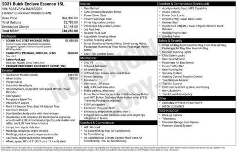 2021 Buick Enclave Essence