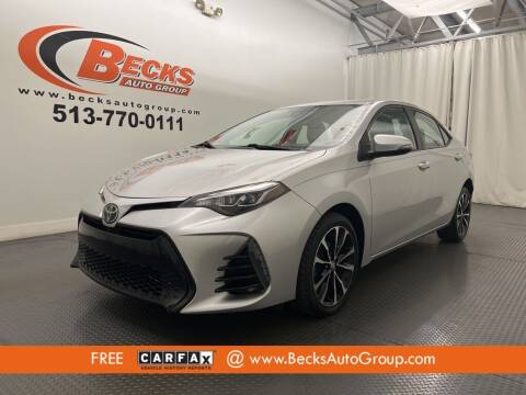 2017 Toyota Corolla for sale at Becks Auto Group in Mason OH
