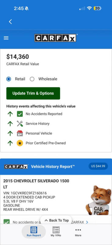 2015 Chevrolet Silverado 1500 LT