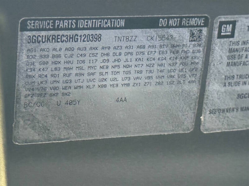 2017 Chevrolet Silverado 1500