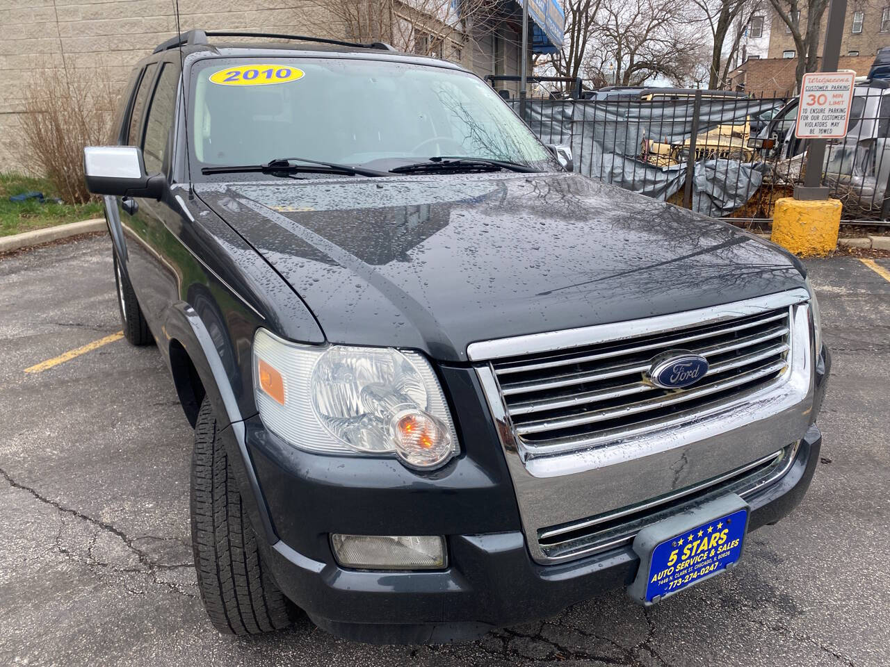 Gray 2010 Ford Explorer XLT 4x4 XLT 4dr SUV 1